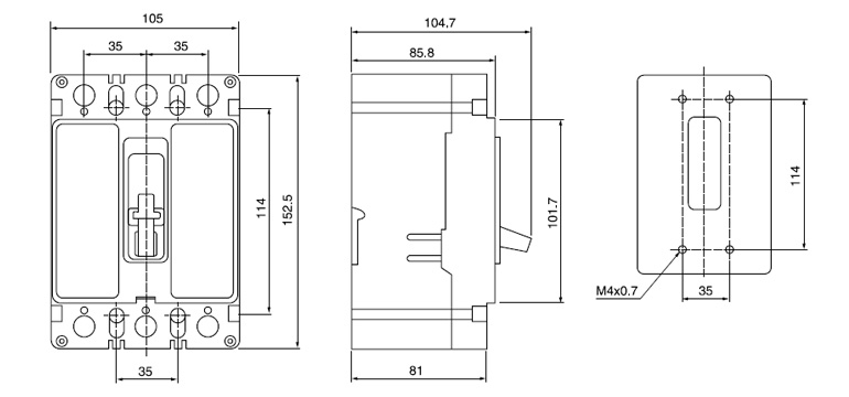 Dimensioned